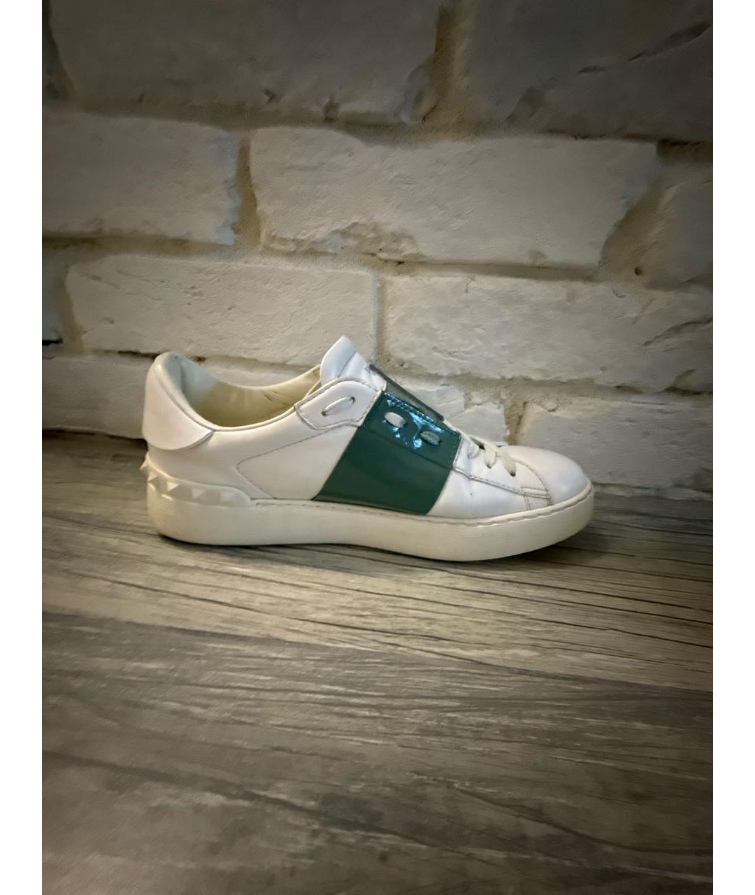 VALENTINO Белые кожаные кеды, фото 5