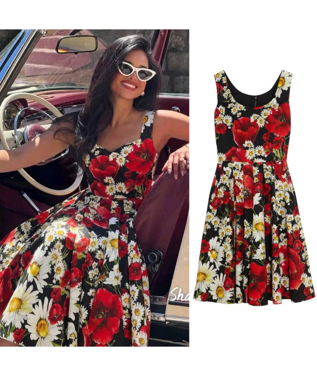 DOLCE&GABBANA Хлопковое повседневное платье, фото 8