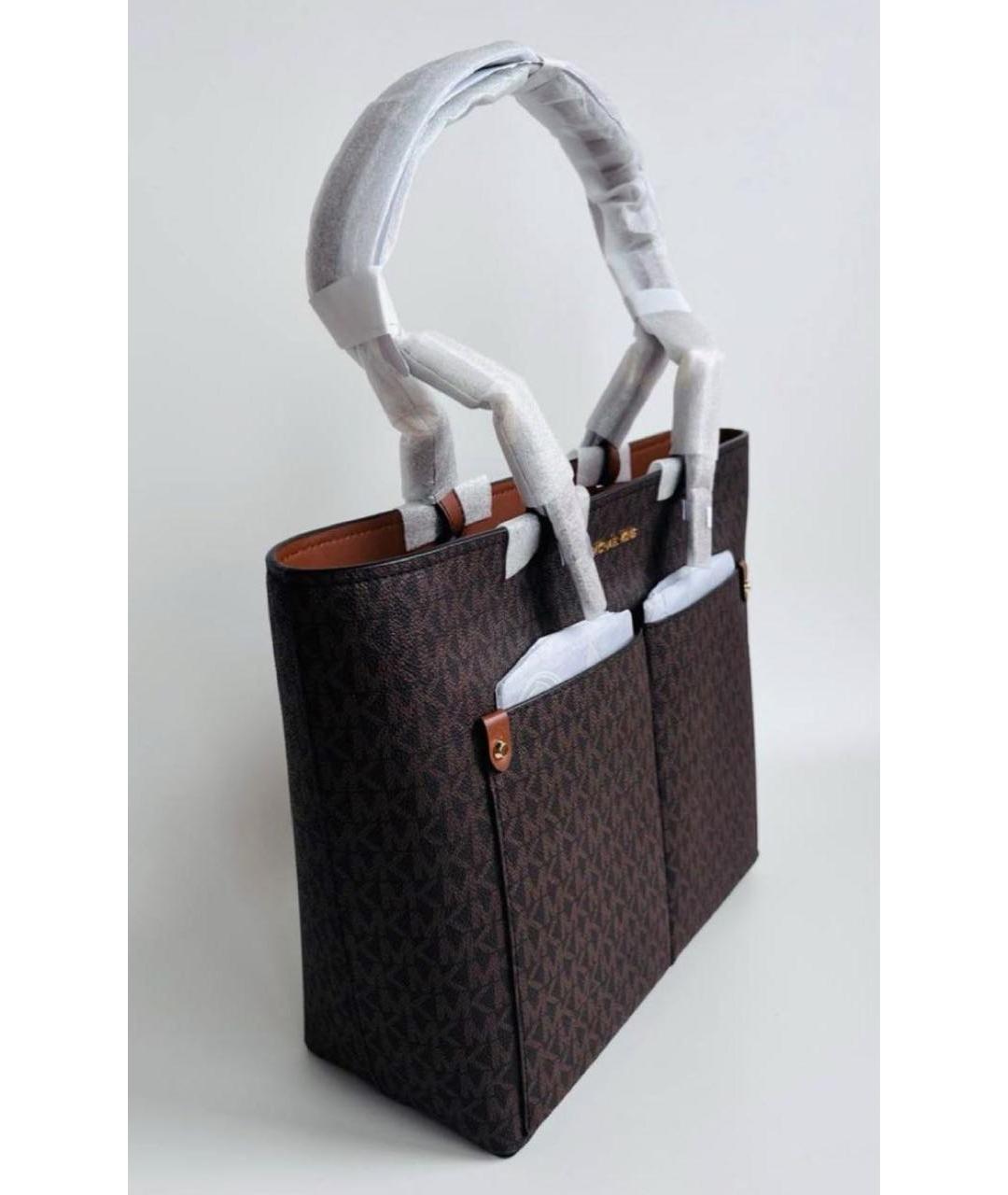 MICHAEL MICHAEL KORS Коричневая сумка тоут, фото 3