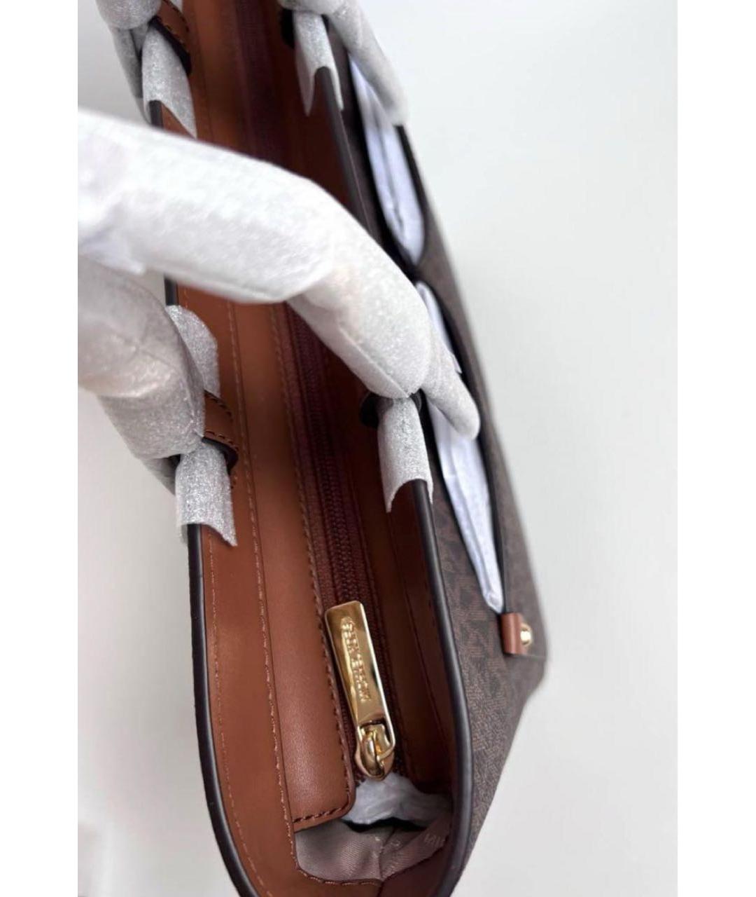MICHAEL MICHAEL KORS Коричневая сумка тоут, фото 4