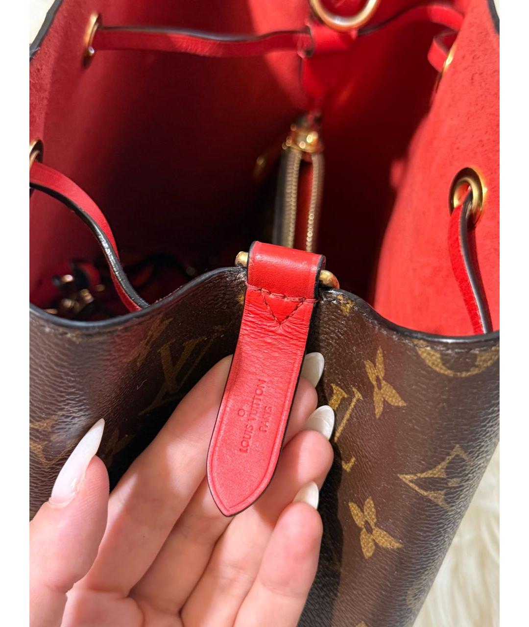 LOUIS VUITTON Коричневая сумка через плечо, фото 3