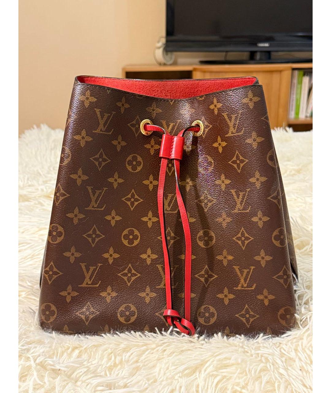 LOUIS VUITTON Коричневая сумка через плечо, фото 6