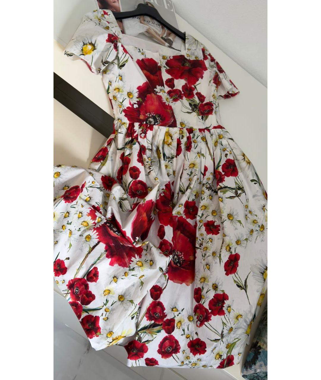 DOLCE&GABBANA Хлопковое повседневное платье, фото 4