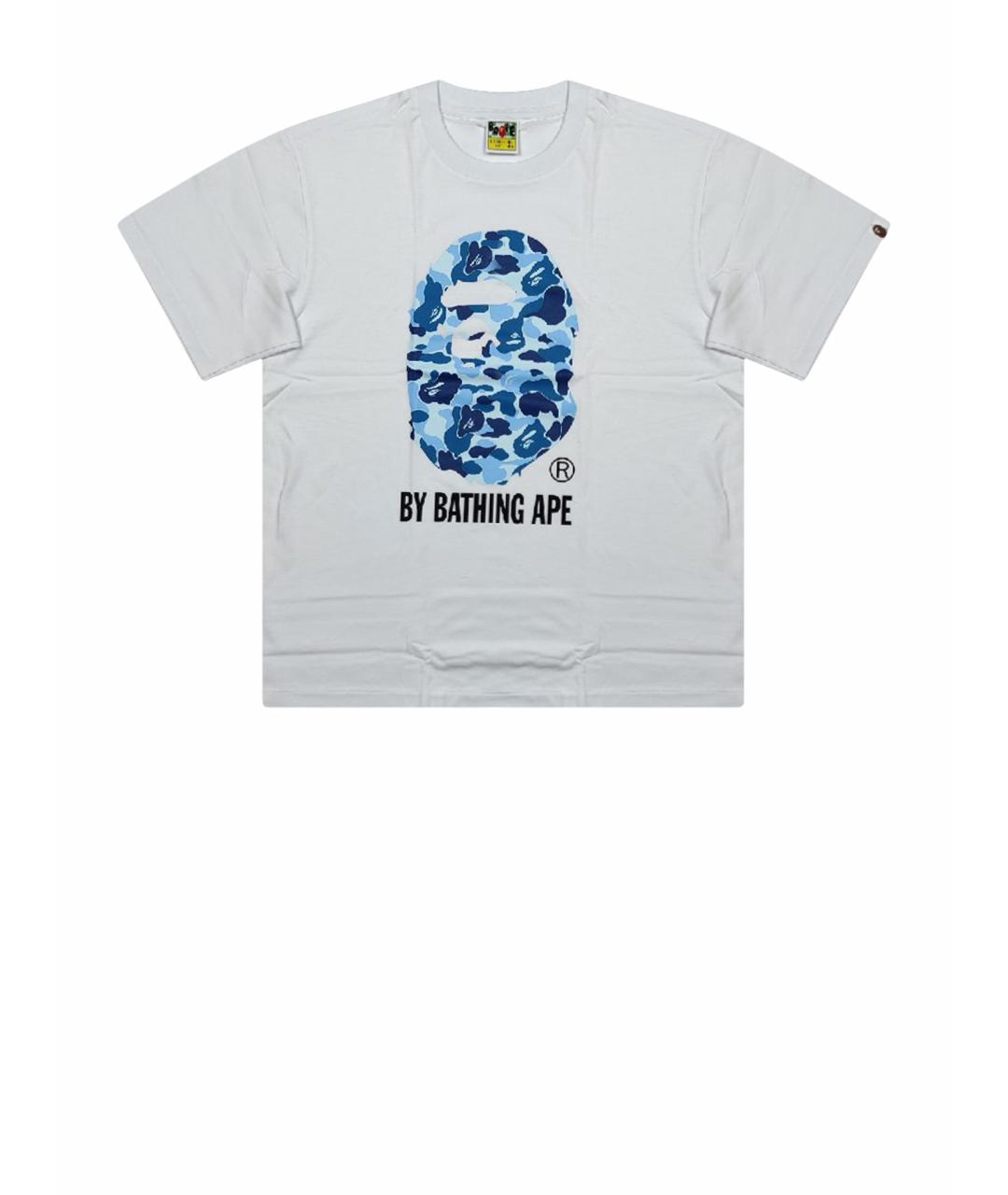 A BATHING APE Белая хлопковая футболка, фото 1