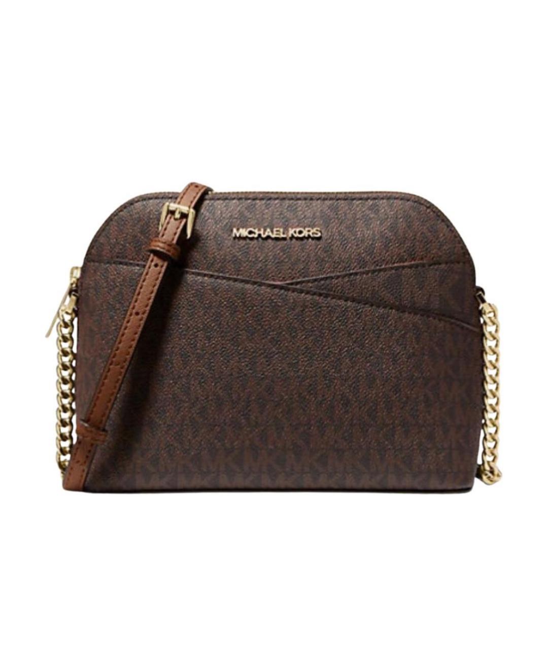 MICHAEL MICHAEL KORS Коричневая сумка через плечо, фото 1