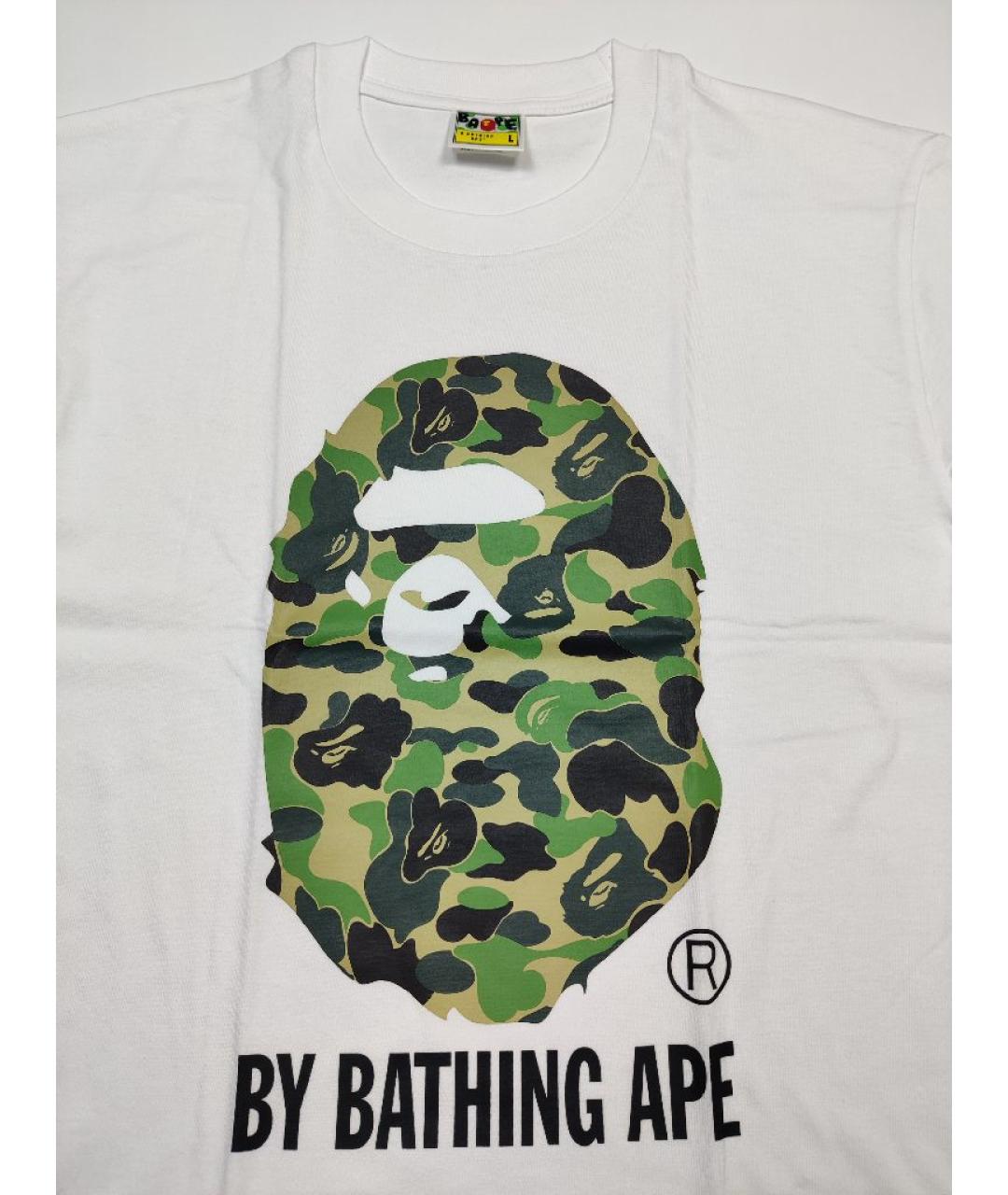 A BATHING APE Черная хлопковая футболка, фото 2