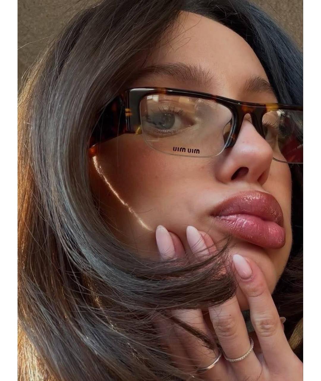 MIU MIU Пластиковые солнцезащитные очки, фото 5