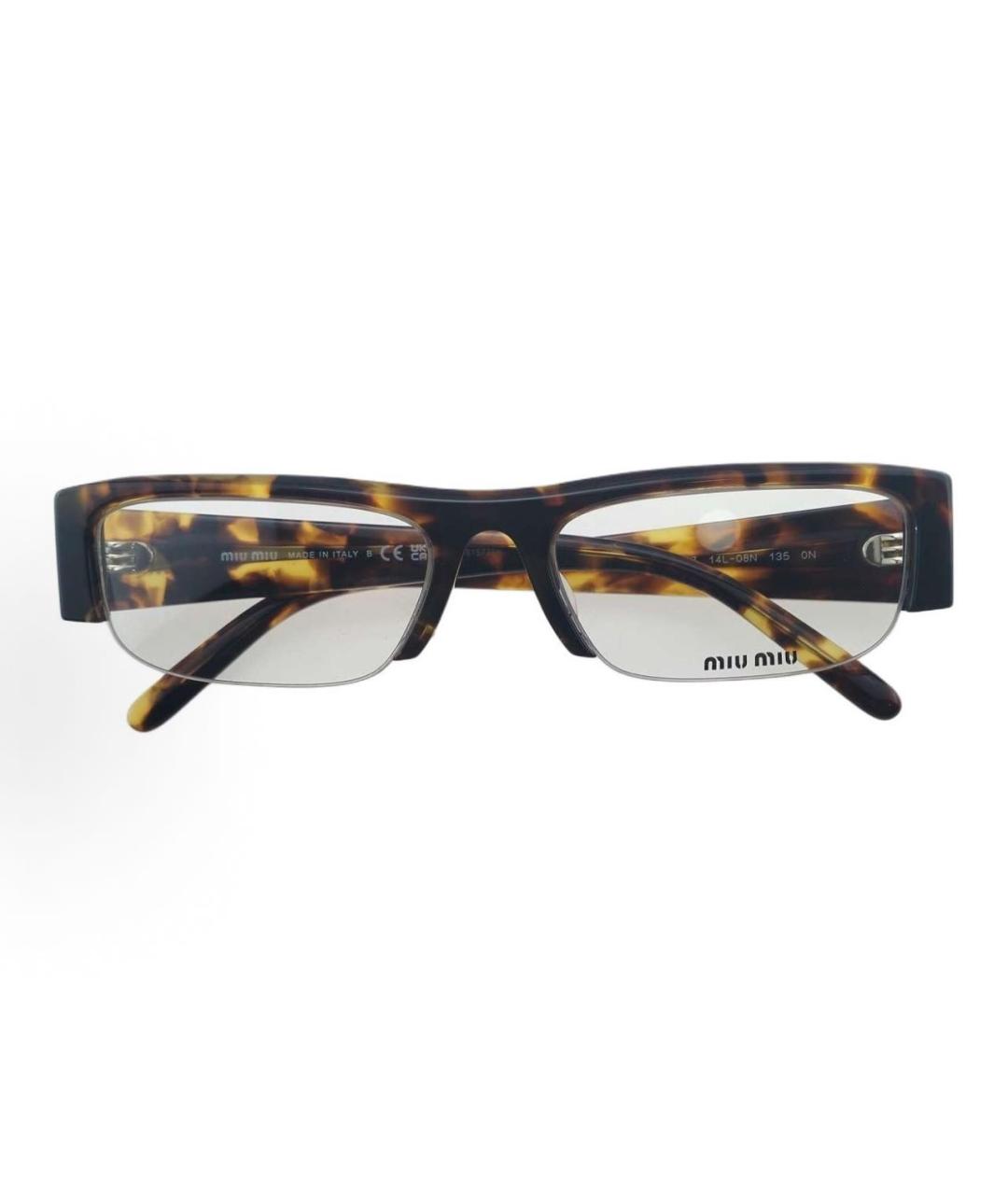 MIU MIU Пластиковые солнцезащитные очки, фото 1