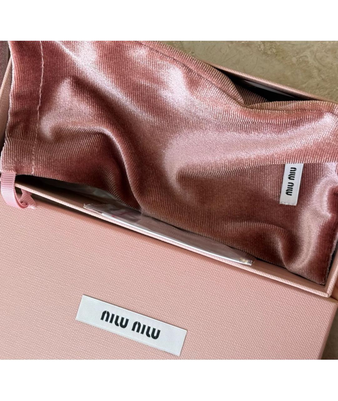 MIU MIU Пластиковые солнцезащитные очки, фото 4