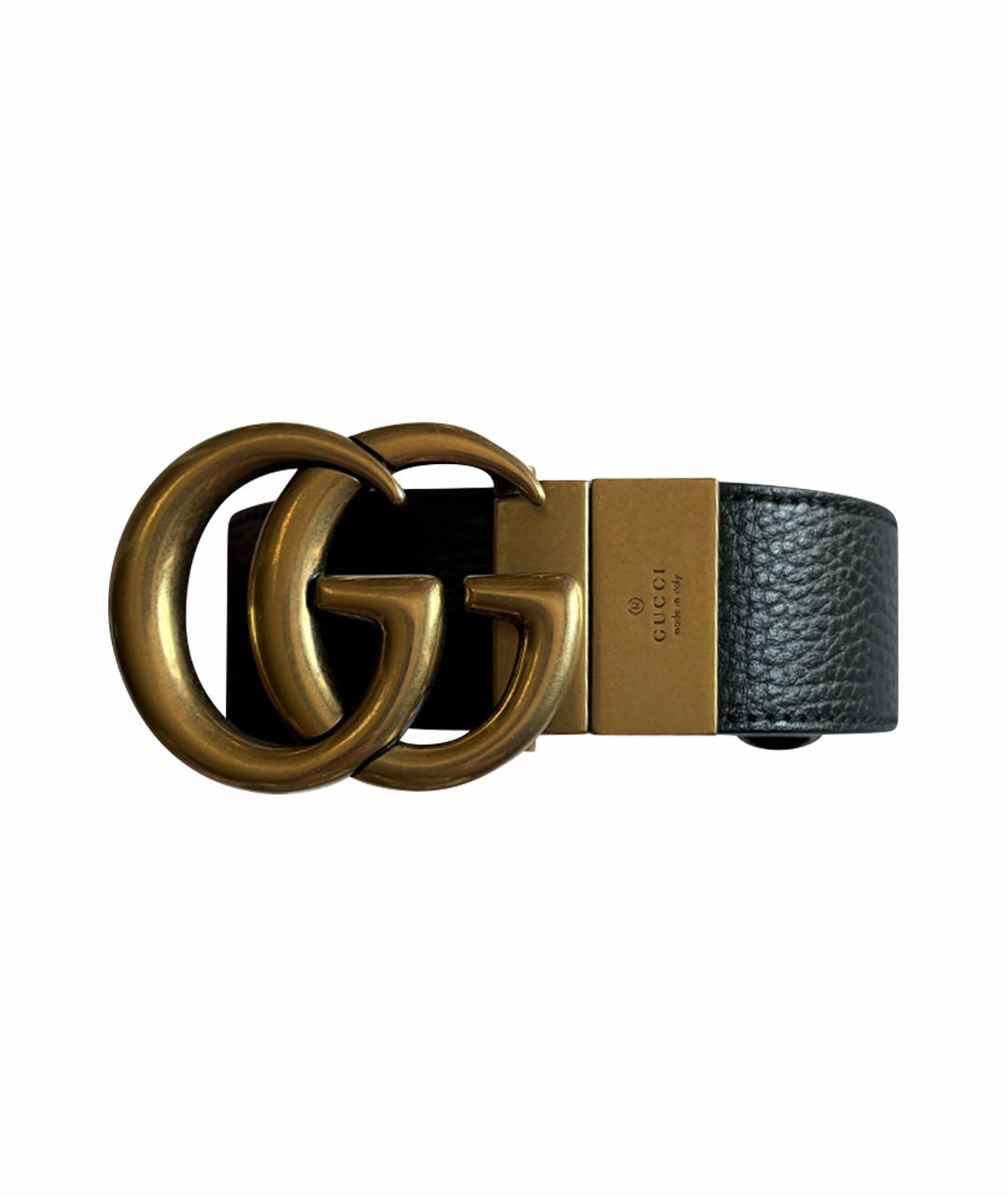 GUCCI Коричневый кожаный ремень, фото 1