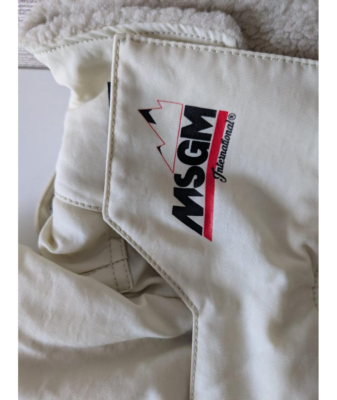 MSGM Хаки полиэстеровая куртка, фото 4