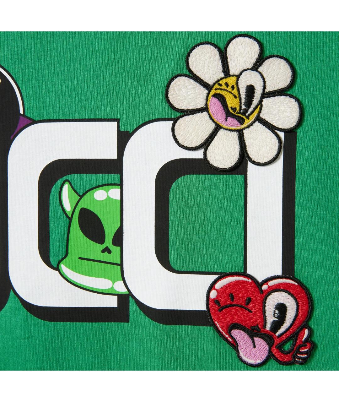 GUCCI Зеленая футболка, фото 5