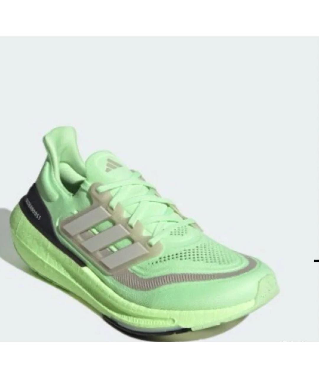 ADIDAS Салатовые текстильные низкие кроссовки / кеды, фото 7