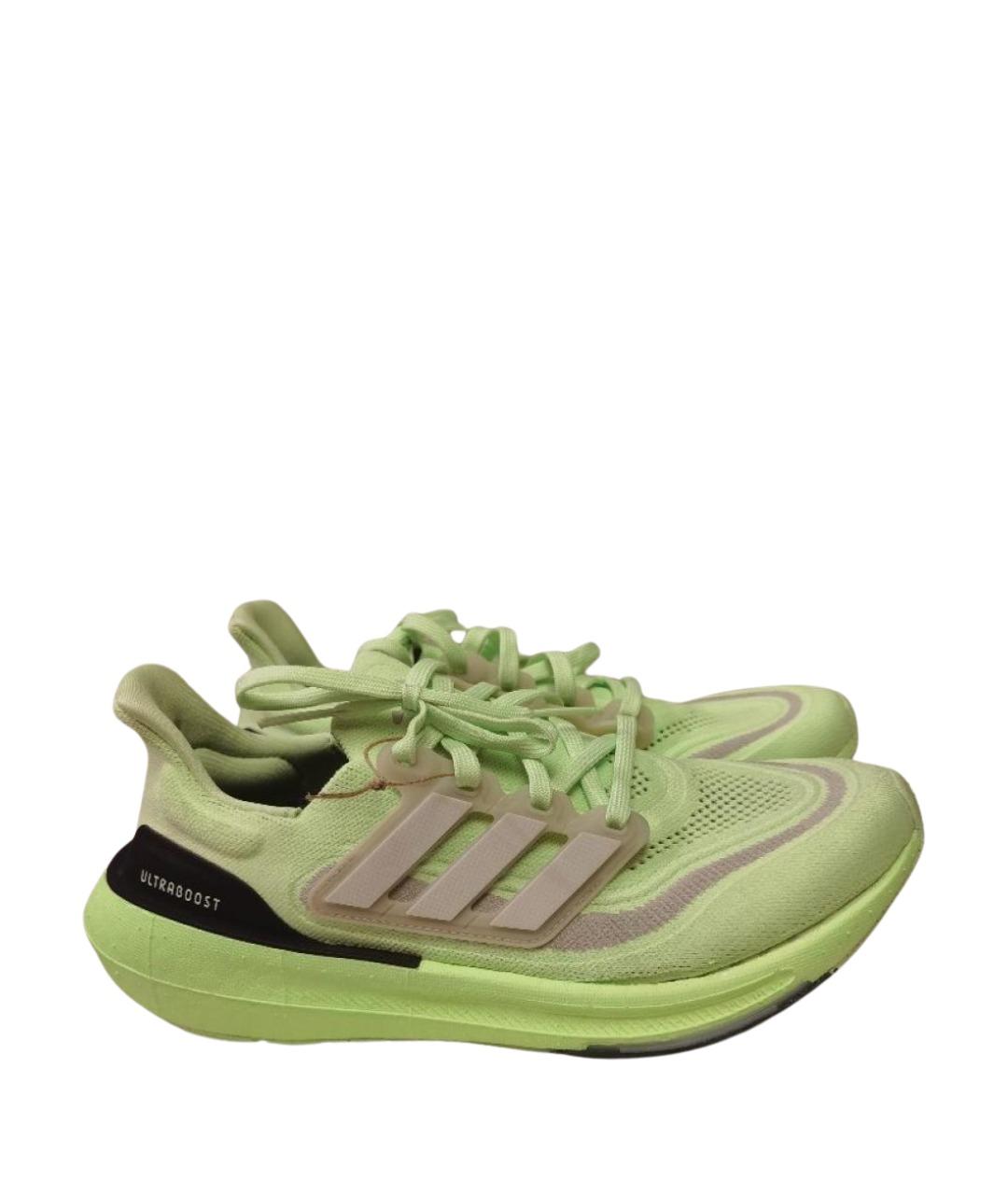 ADIDAS Салатовые текстильные низкие кроссовки / кеды, фото 1