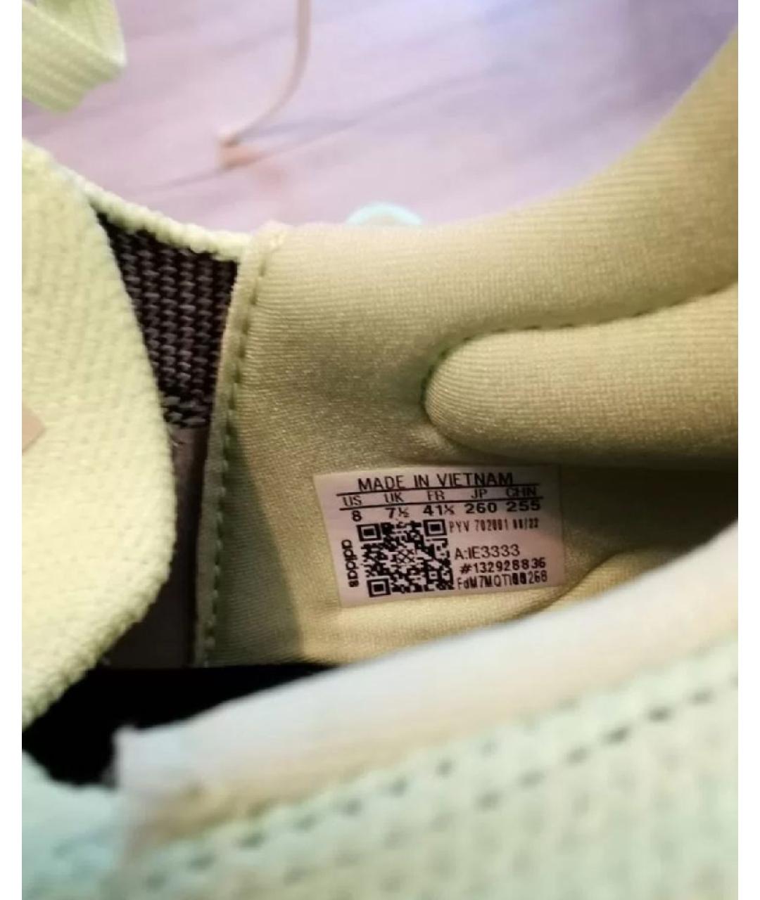 ADIDAS Салатовые текстильные низкие кроссовки / кеды, фото 8