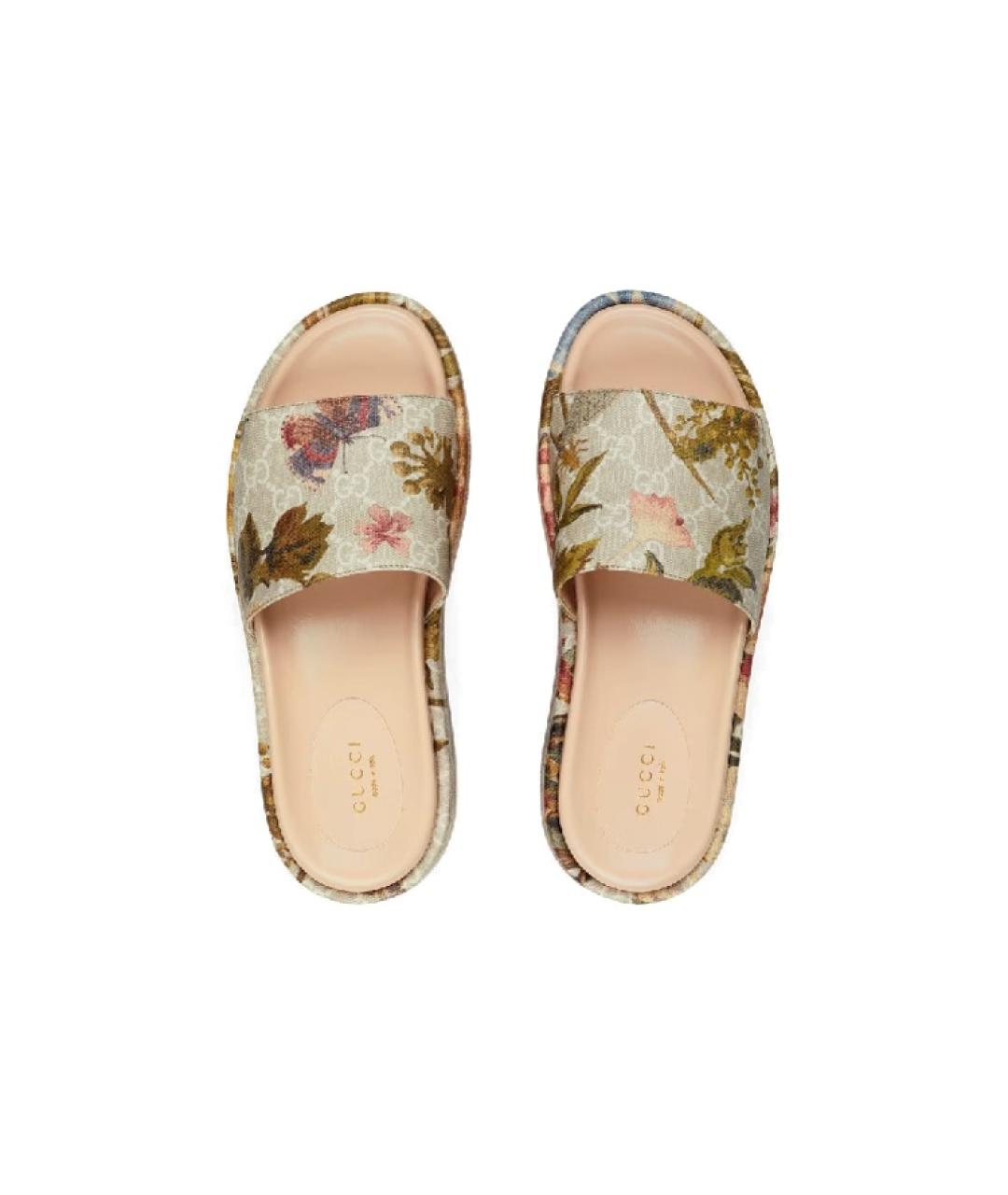 GUCCI Мульти шлепанцы, фото 3