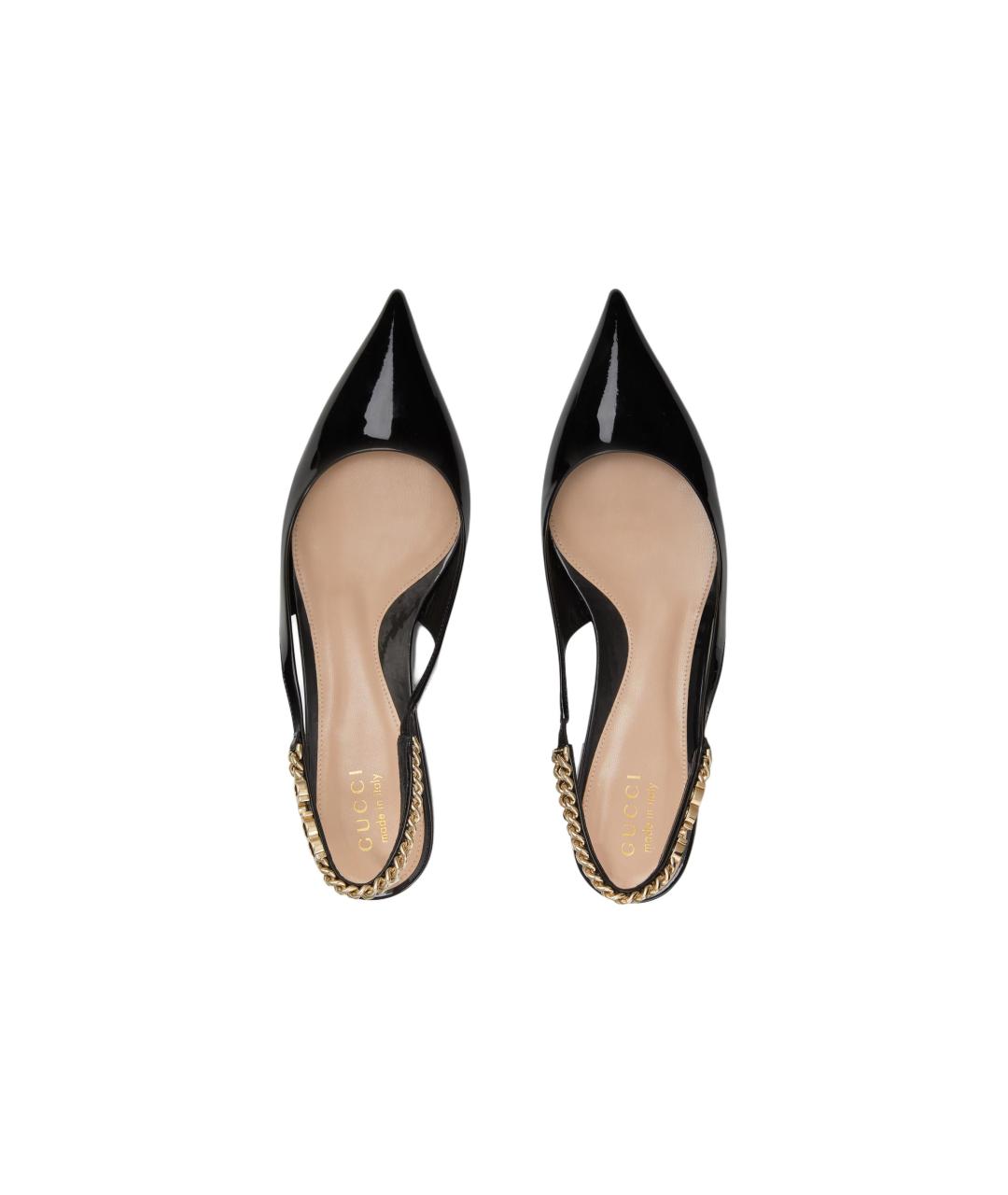 GUCCI Черные мюли, фото 4