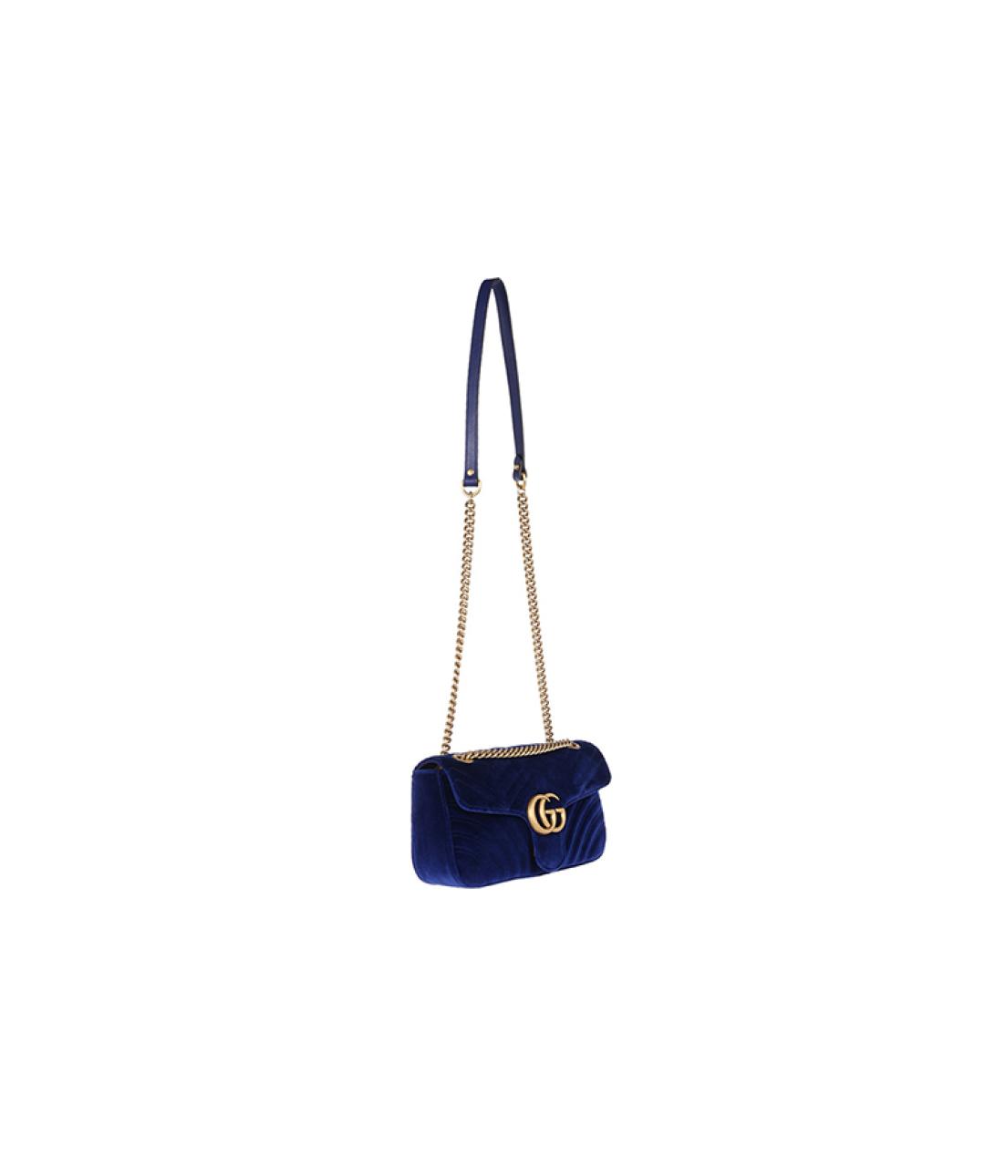 GUCCI Синяя сумка через плечо, фото 4