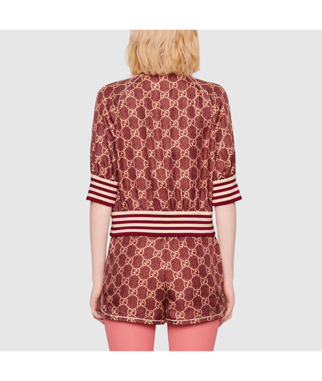 GUCCI Розовая шелковая куртка, фото 3