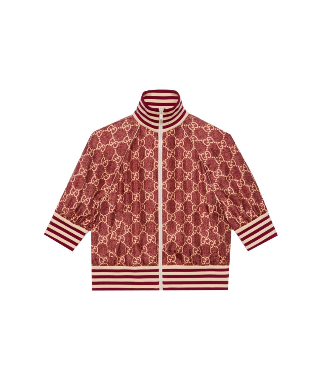 GUCCI Розовая шелковая куртка, фото 1
