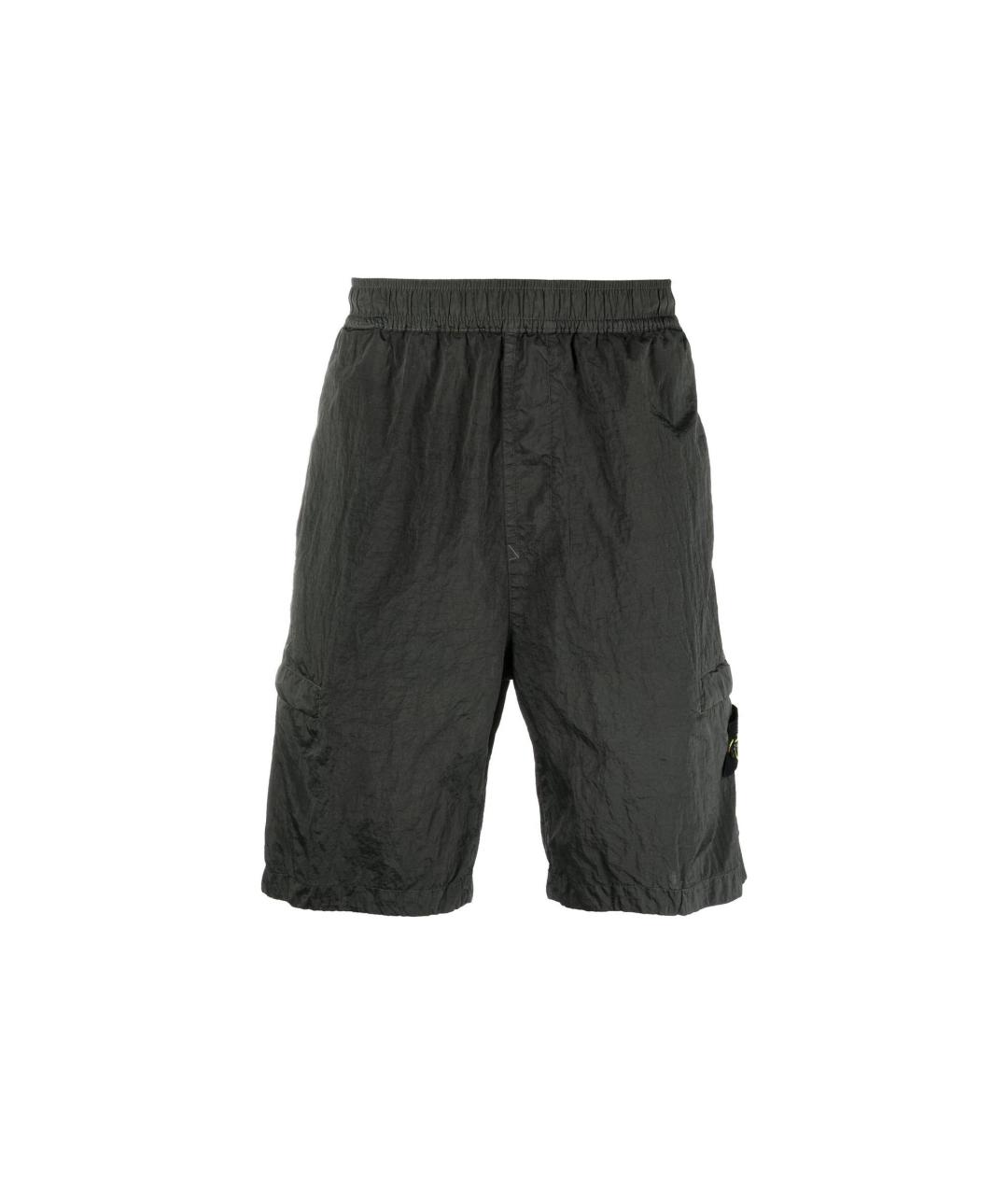 STONE ISLAND Серые шорты, фото 5