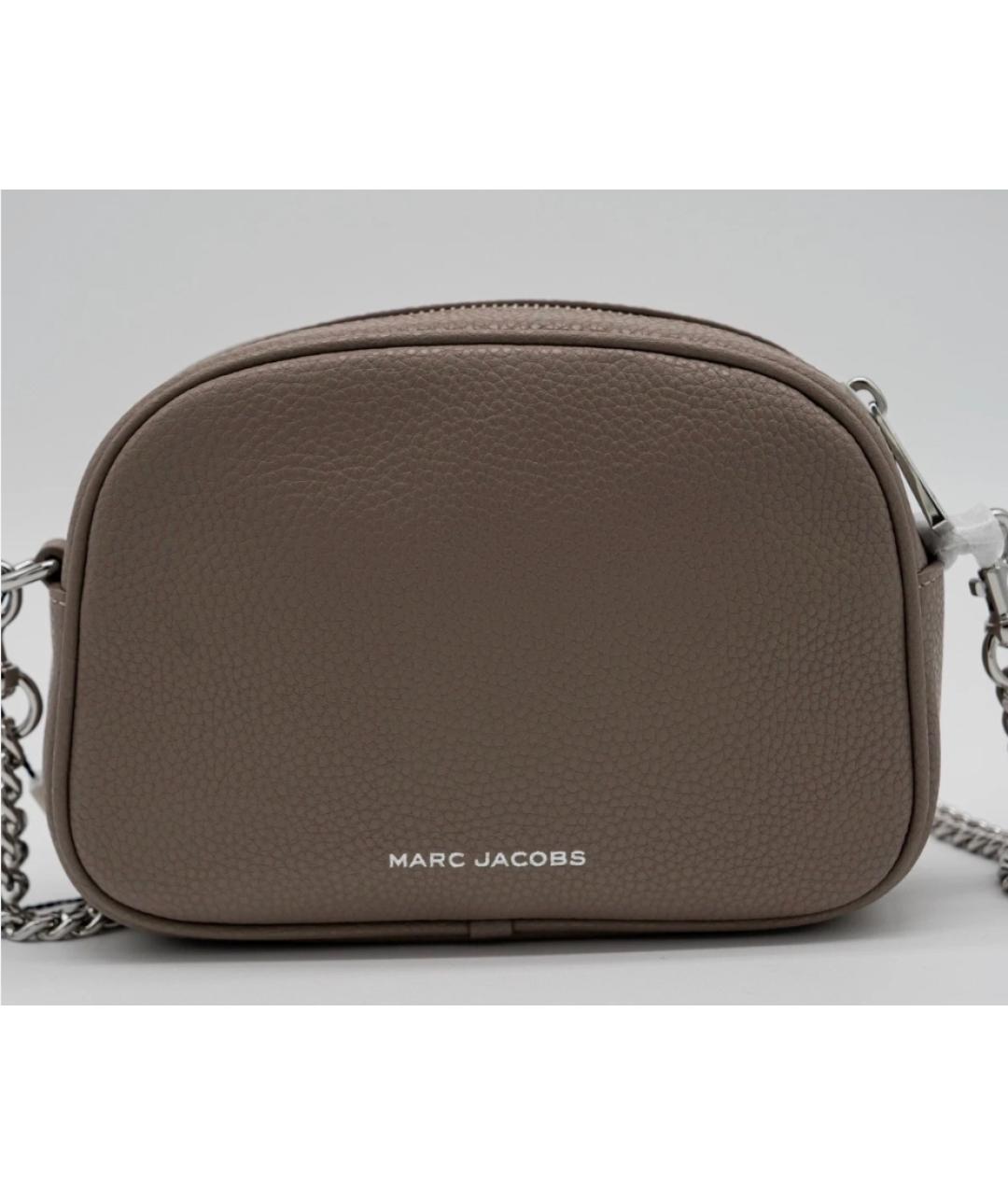 MARC JACOBS Серая кожаная сумка через плечо, фото 6