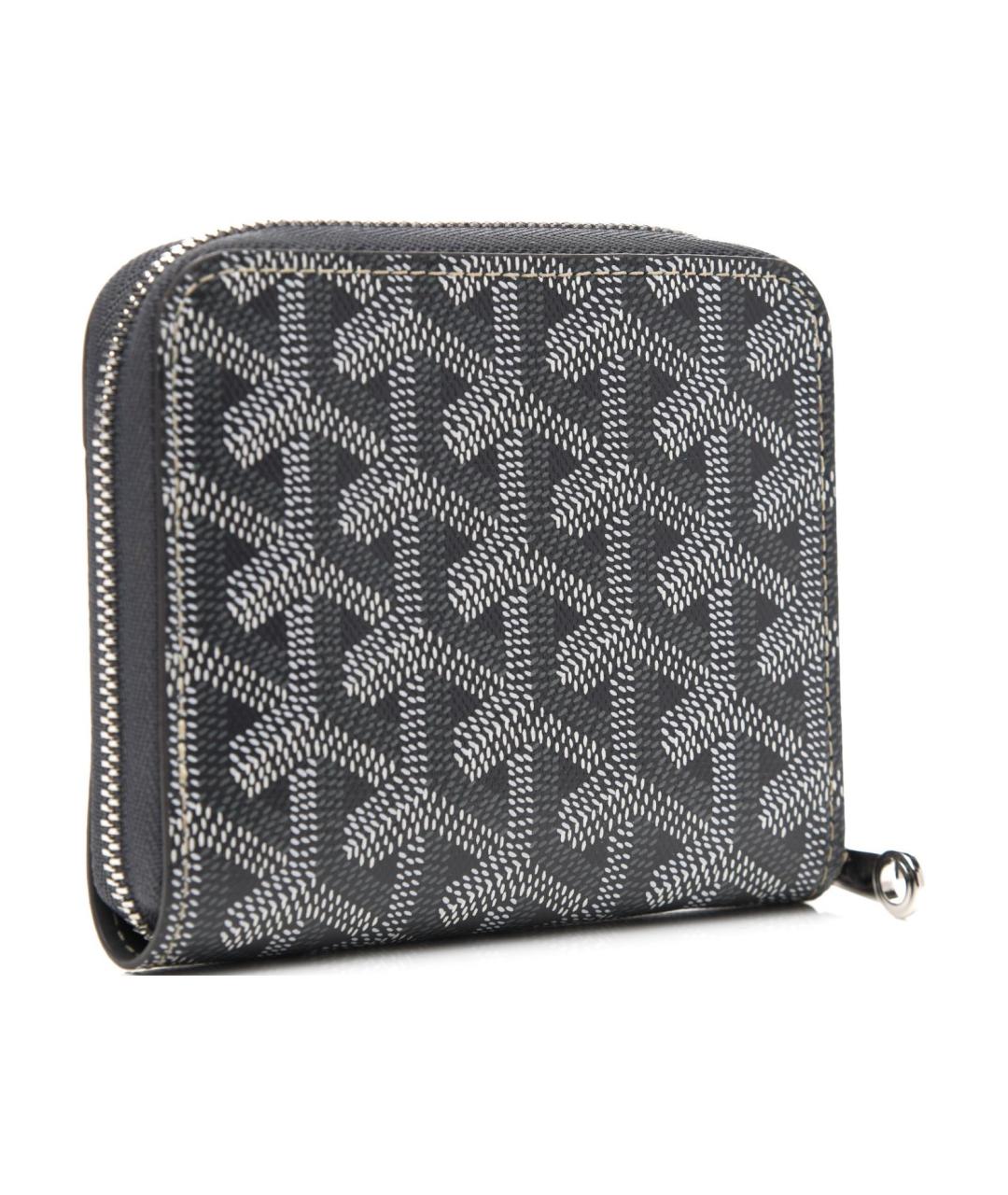 GOYARD Серый кошелек, фото 3