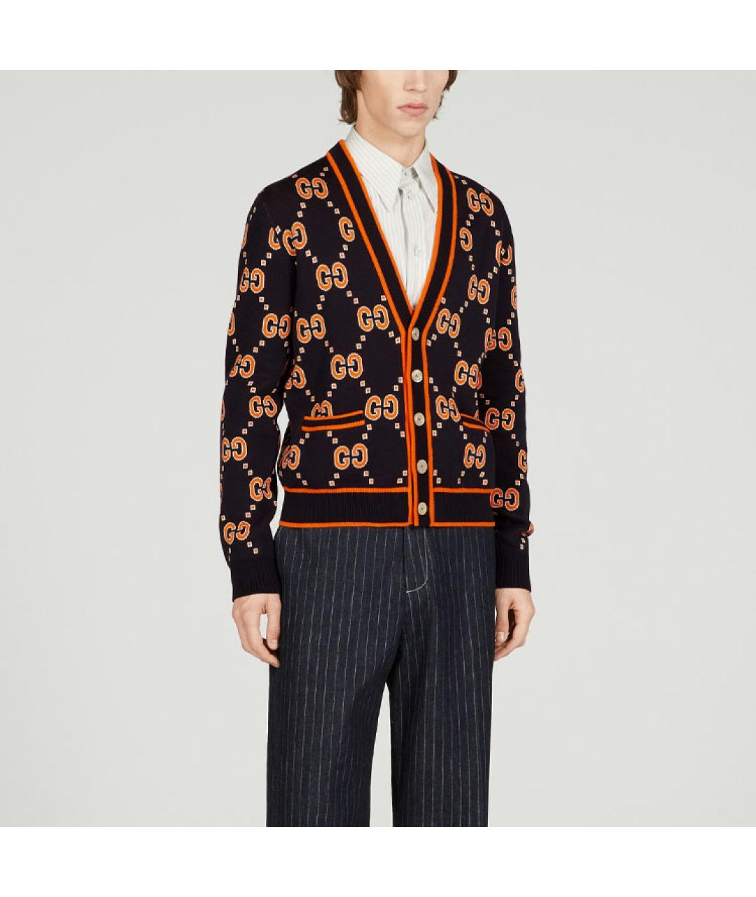 GUCCI Оранжевый кардиган, фото 2