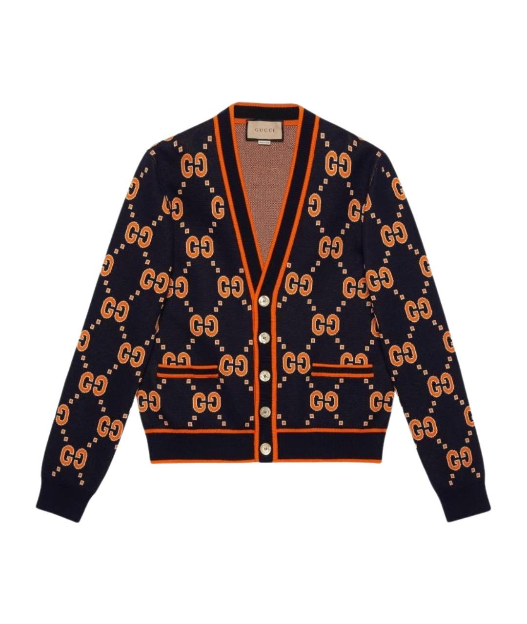 GUCCI Оранжевый кардиган, фото 1