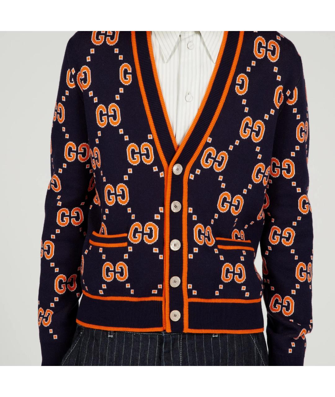 GUCCI Оранжевый кардиган, фото 5