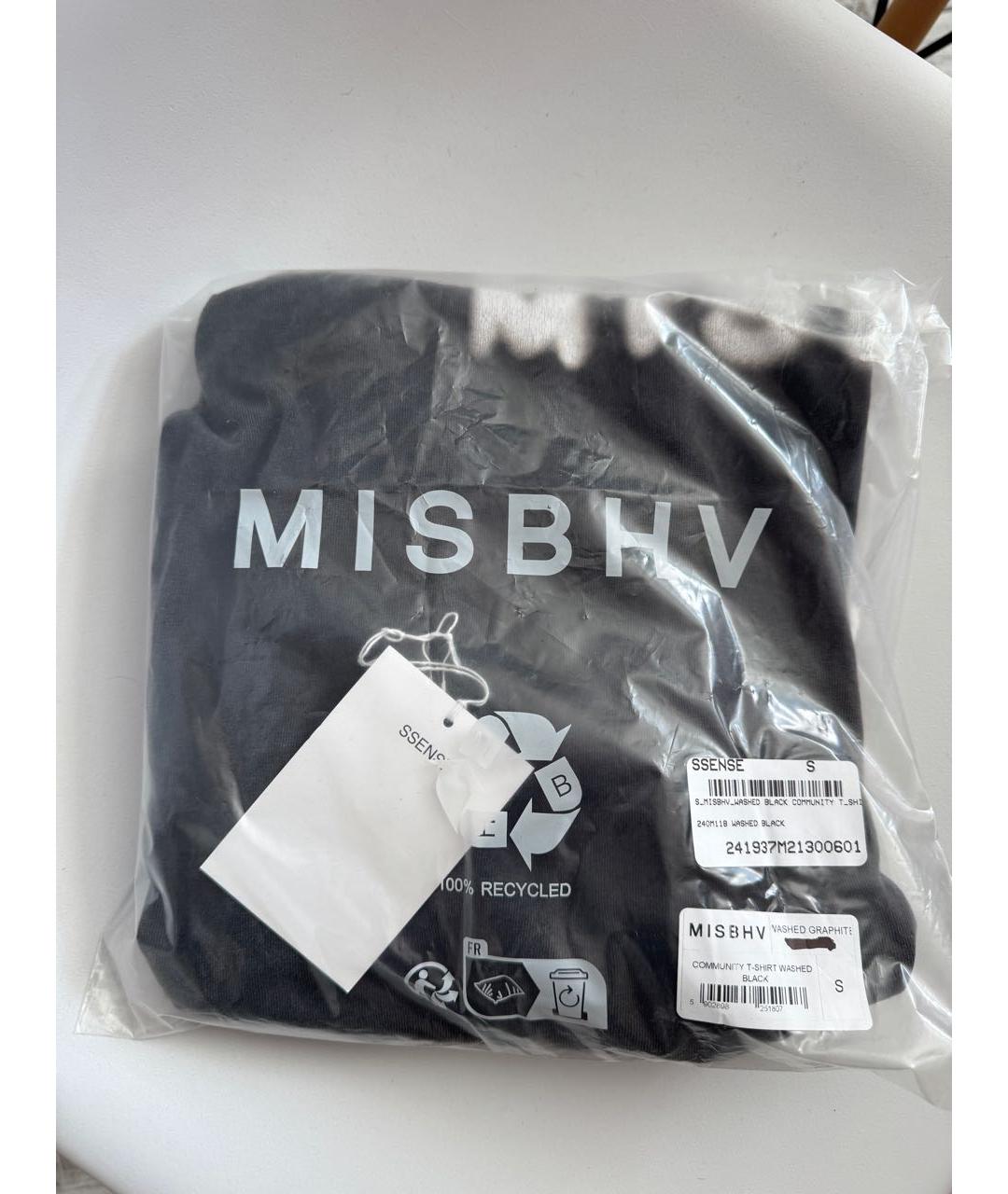 MISBHV Антрацитовая футболка, фото 8