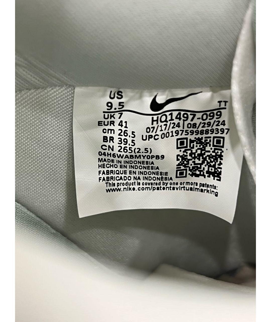 NIKE Салатовые замшевые кроссовки, фото 4