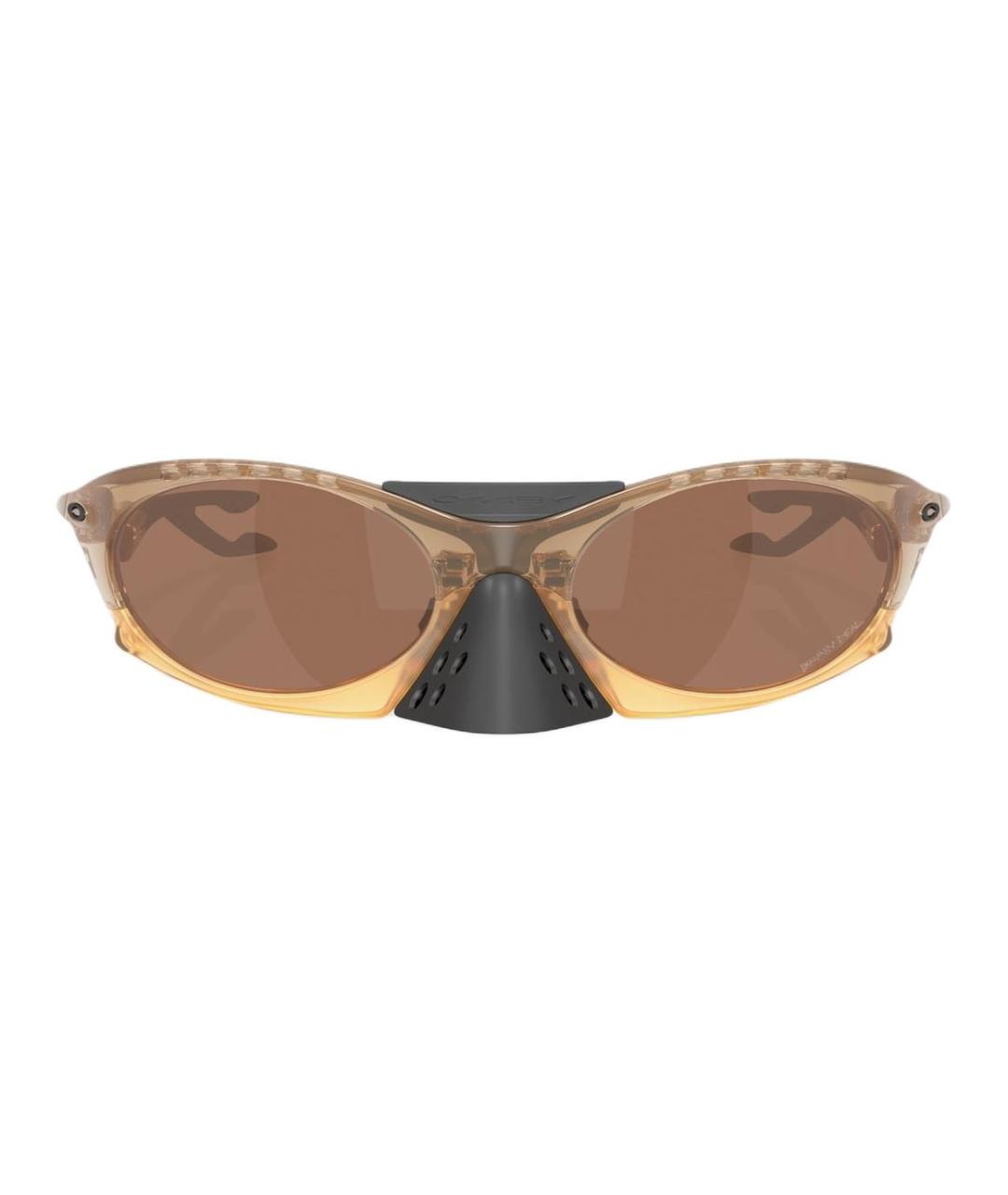 OAKLEY Коричневые пластиковые солнцезащитные очки, фото 2