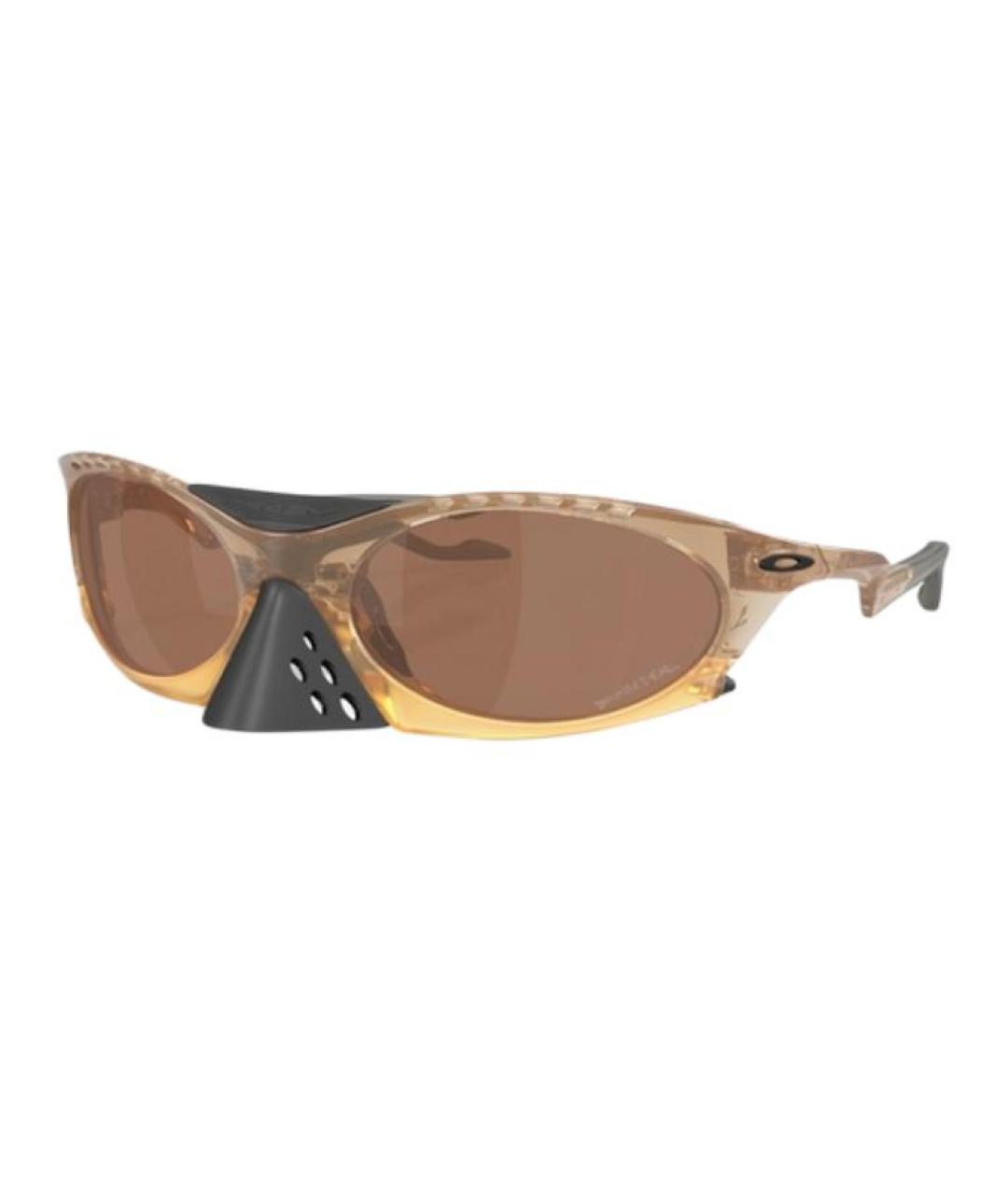 OAKLEY Коричневые пластиковые солнцезащитные очки, фото 1