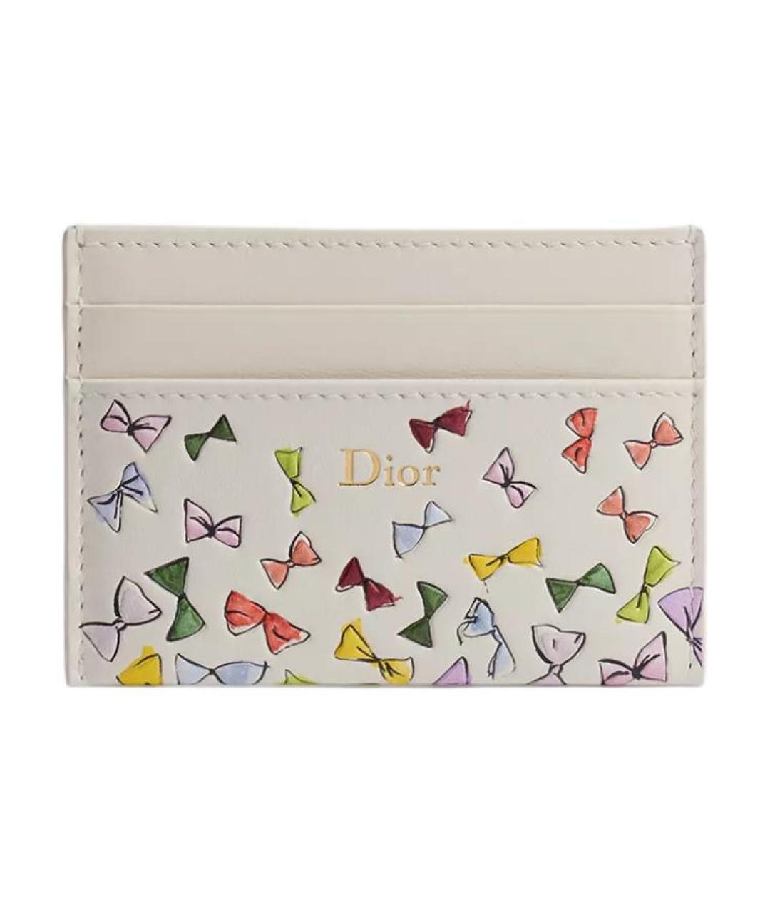 CHRISTIAN DIOR Бежевый кардхолдер, фото 1