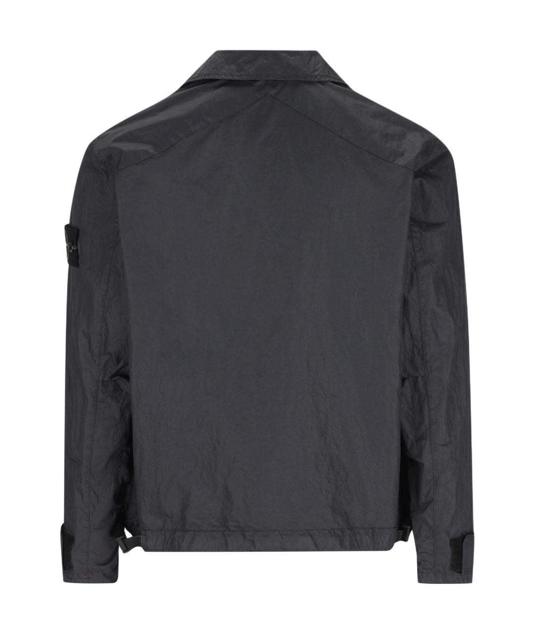 STONE ISLAND Темно-синяя куртка, фото 2