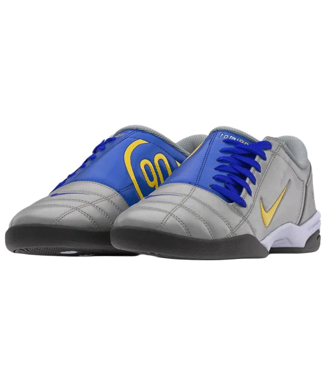 NIKE Серые синтетические кроссовки, фото 2
