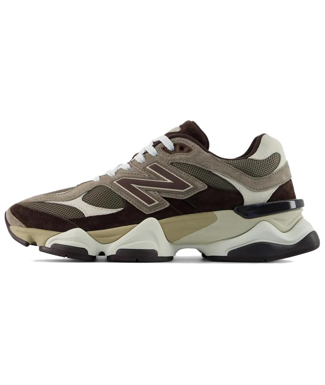 NEW BALANCE Коричневые замшевые кроссовки, фото 2