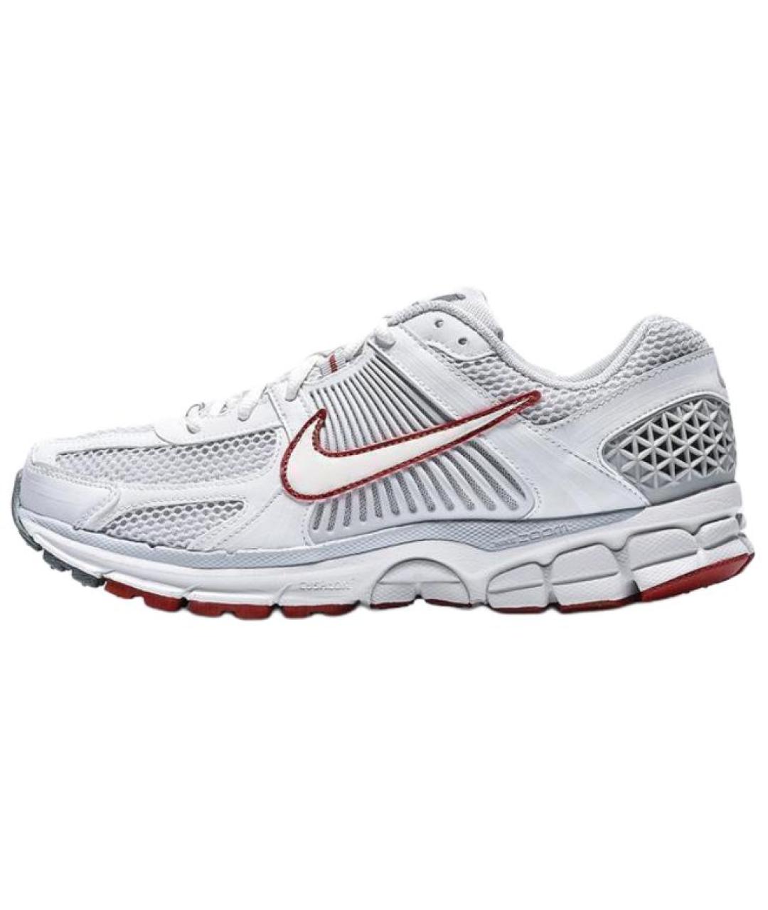 NIKE Белые текстильные низкие кроссовки / кеды, фото 2