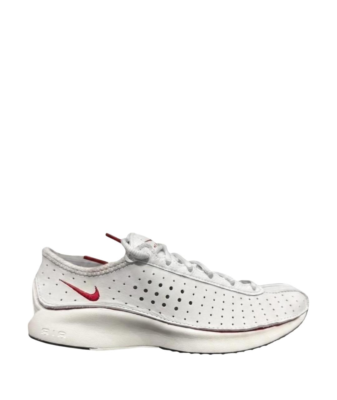 NIKE Белые кожаные кроссовки, фото 1