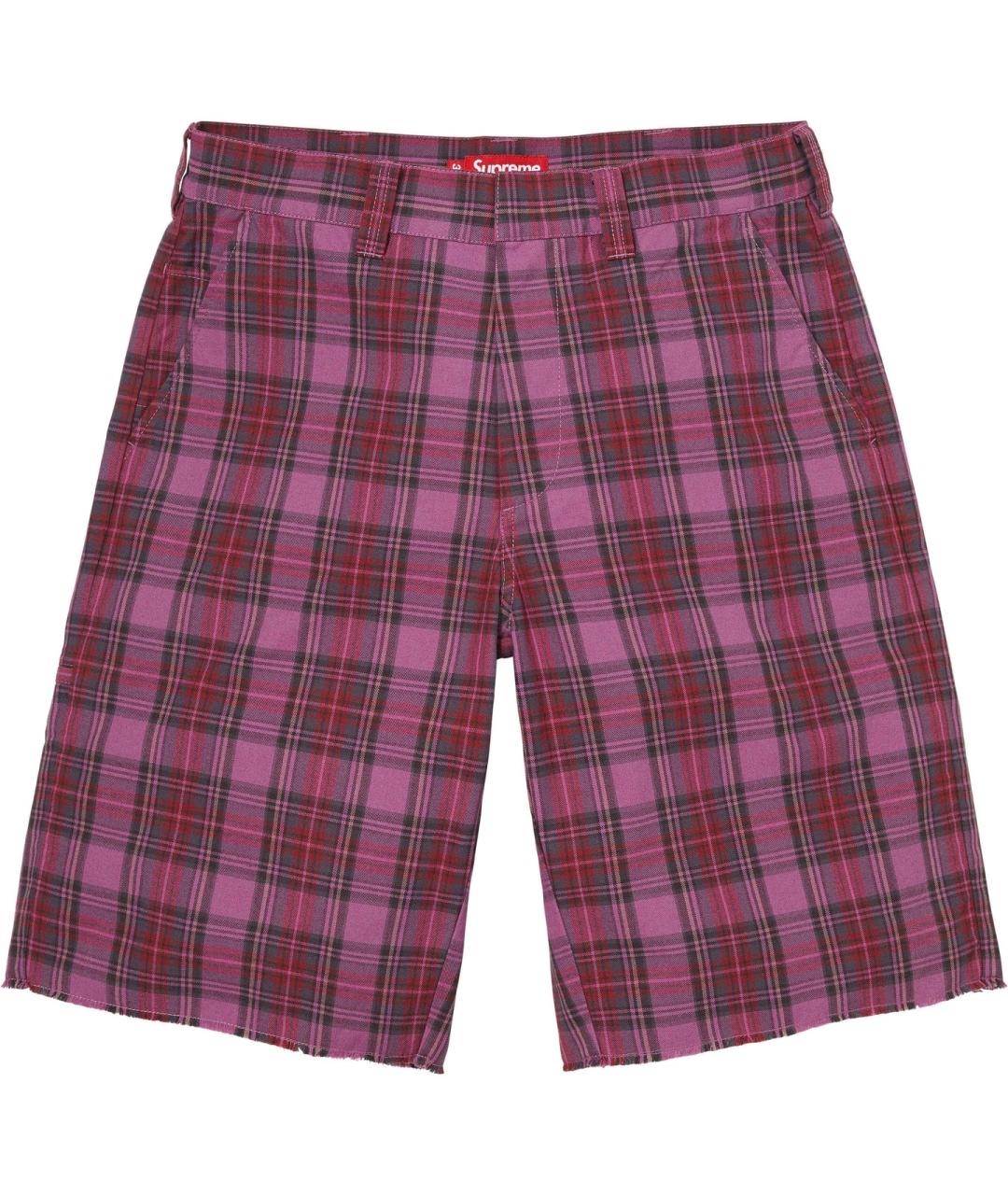 SUPREME Фиолетовые шорты, фото 1