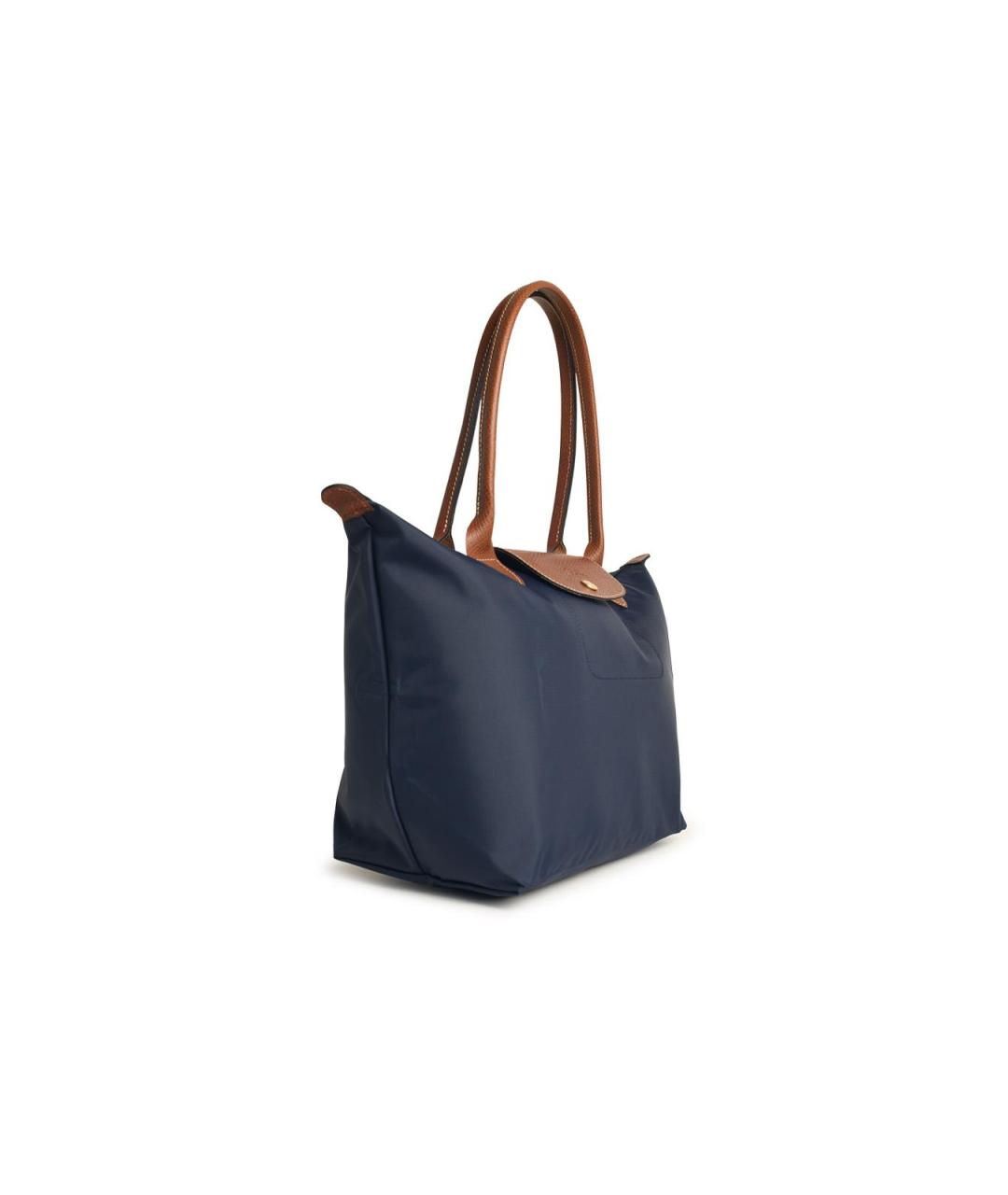 LONGCHAMP Синяя синтетическая сумка тоут, фото 2