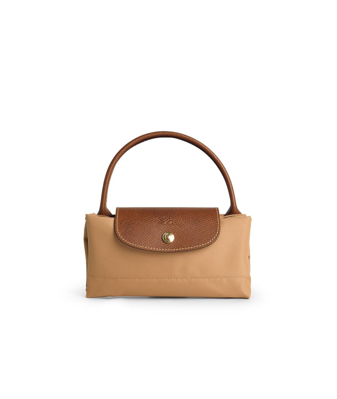 LONGCHAMP Коричневая синтетическая сумка тоут, фото 1