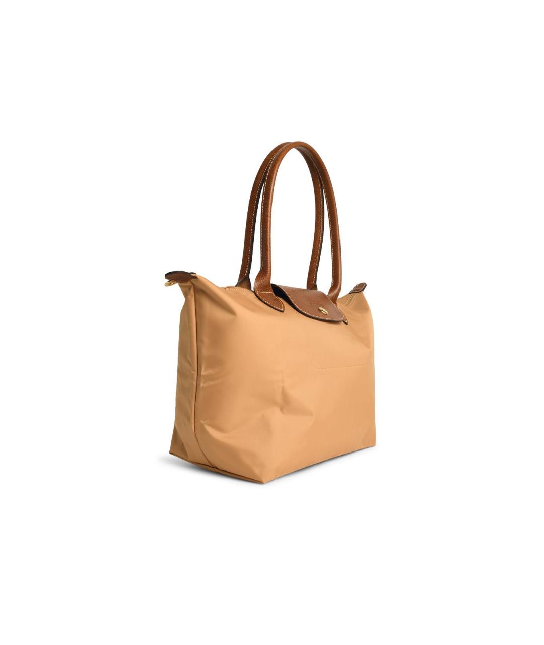 LONGCHAMP Коричневая синтетическая сумка тоут, фото 2