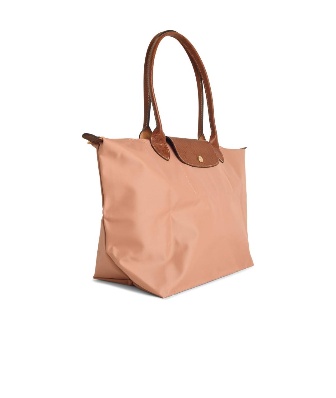 LONGCHAMP Розовая синтетическая сумка тоут, фото 2