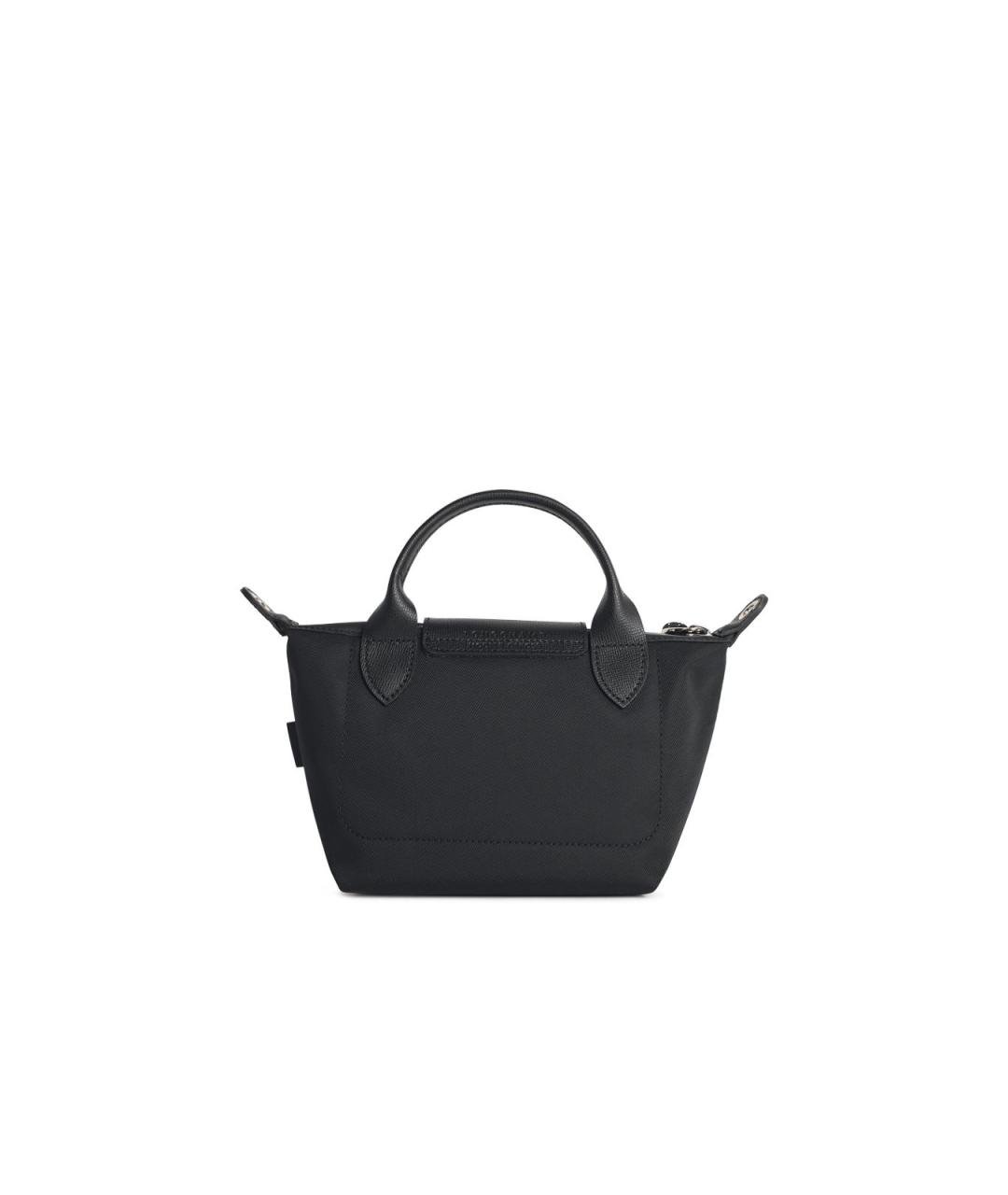 LONGCHAMP Черная синтетическая сумка тоут, фото 3
