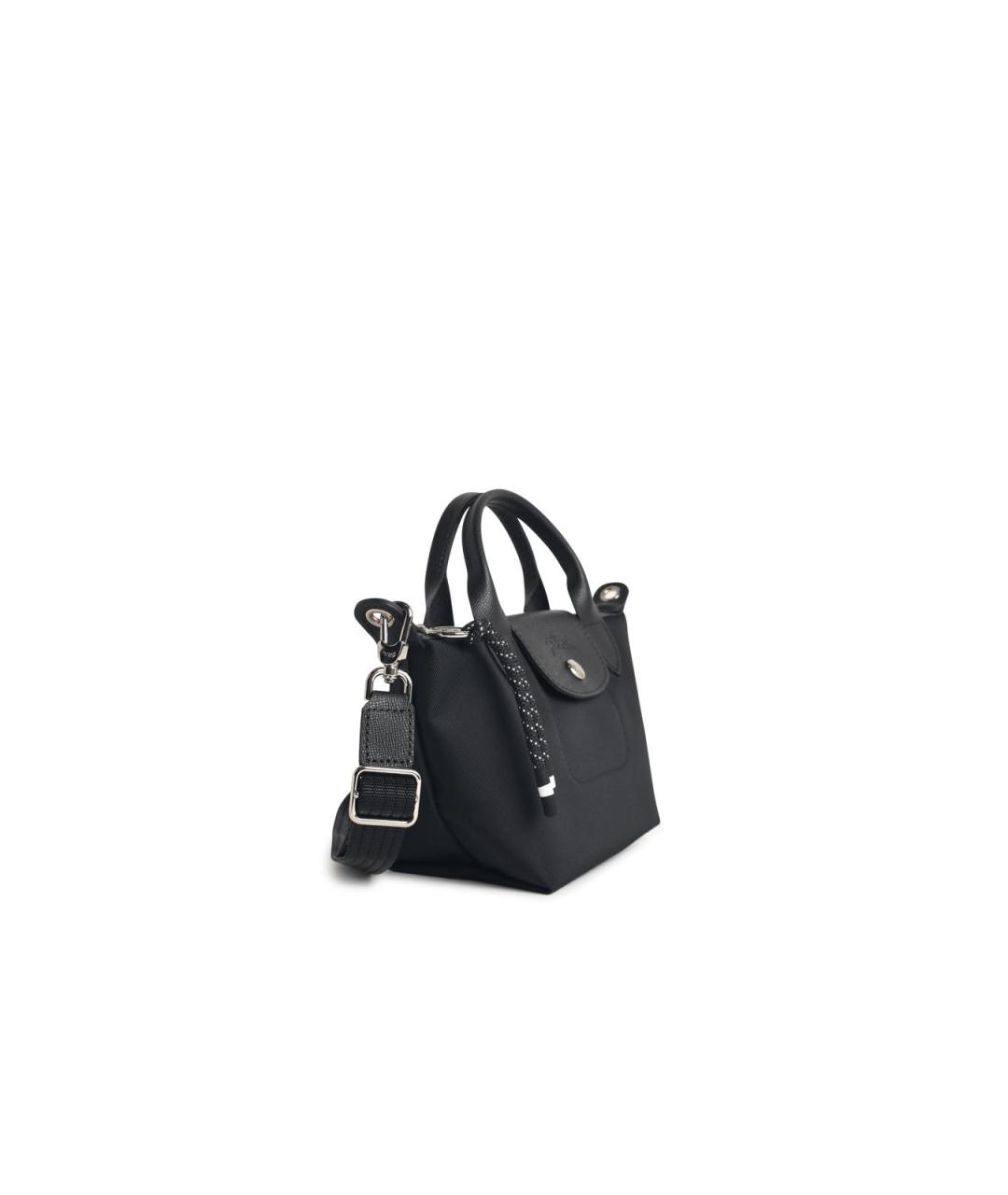 LONGCHAMP Черная синтетическая сумка тоут, фото 2