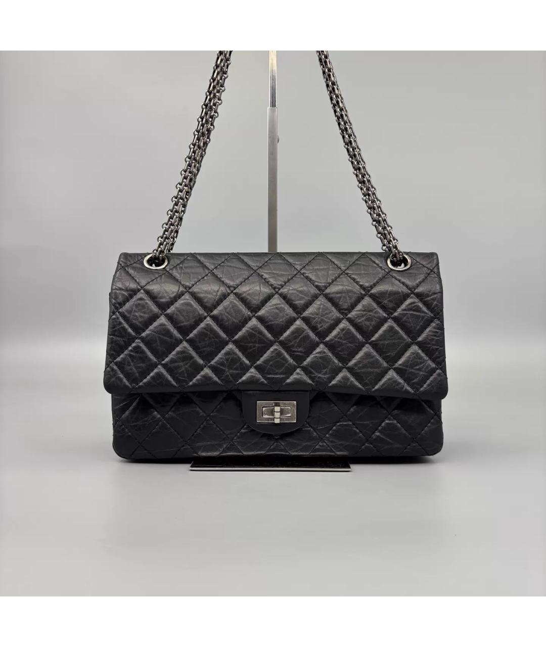 CHANEL Черная кожаная сумка через плечо, фото 10
