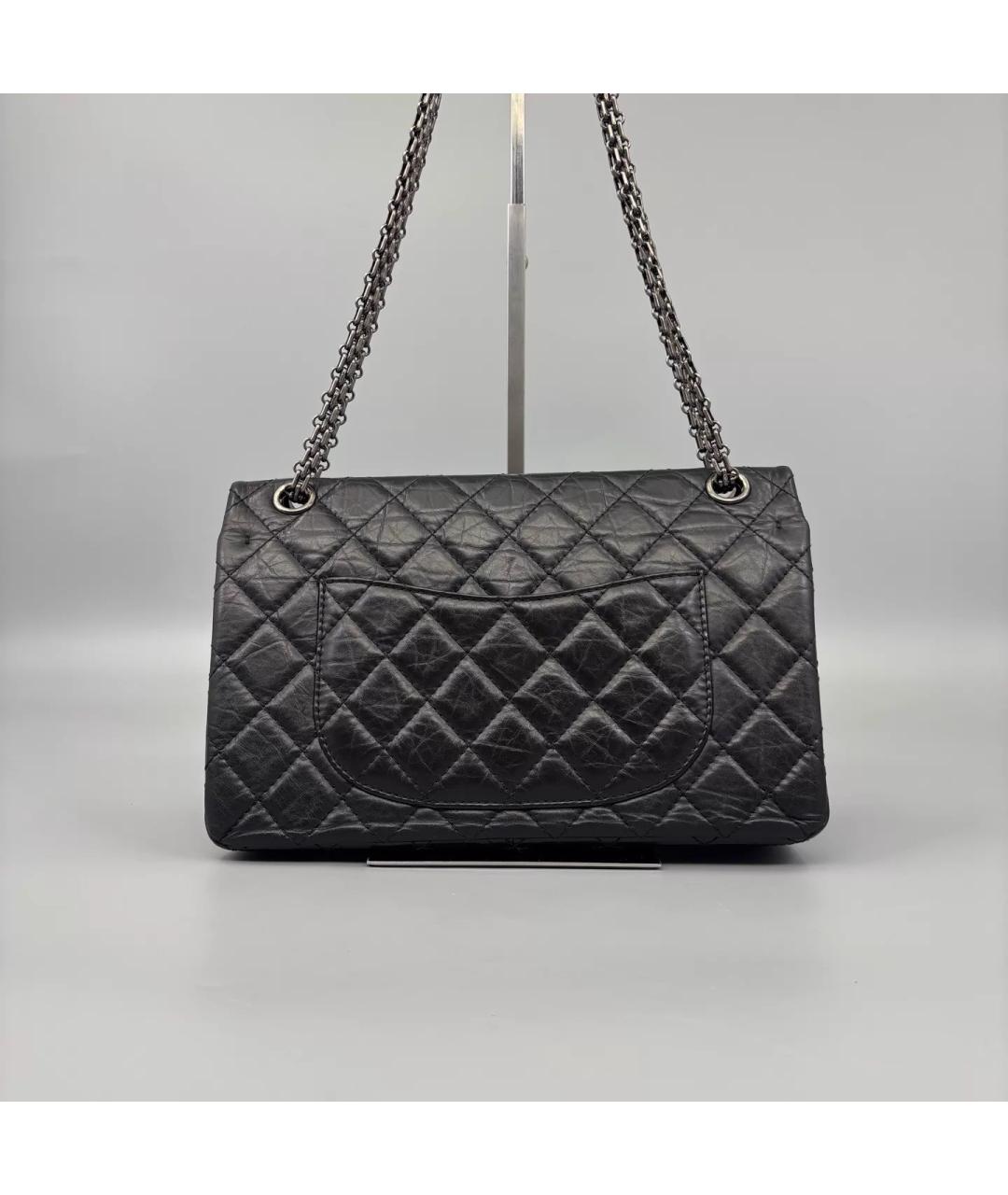 CHANEL Черная кожаная сумка через плечо, фото 2
