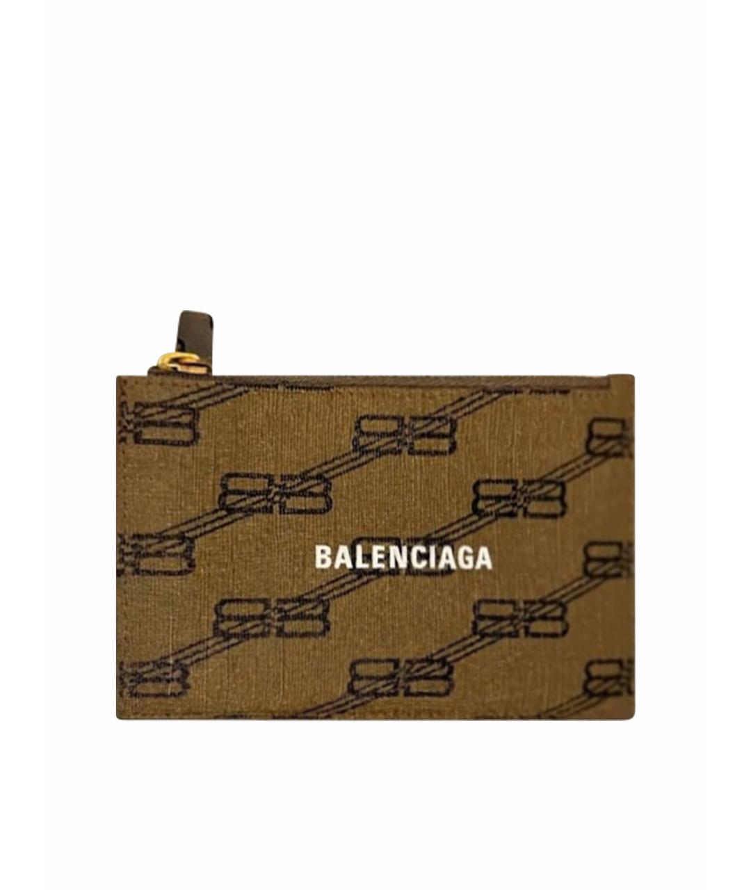 BALENCIAGA Бежевый кардхолдер, фото 1